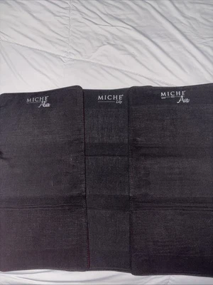 Miche Convertible Handbag Lot Of 3 Shells Faux Croc Pink Red Black Shells Only - Image 1 of 4