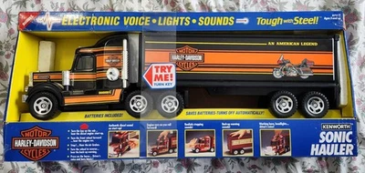 Buddy L Harley Davidson Kenworth 21» Sonic самосвал полу грузовик новый в запечатанной коробке - Изображение 1 из 3