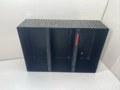 Laserline 60 CD Almacenamiento Rack Montaje en Pared Estuche Soporte Negro Plástico Duro CD60 Foto 1 de 4