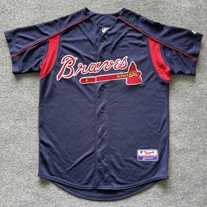Camiseta de béisbol Majestic MLB Atlanta Braves mediana para hombre - Imagen 1 de 5