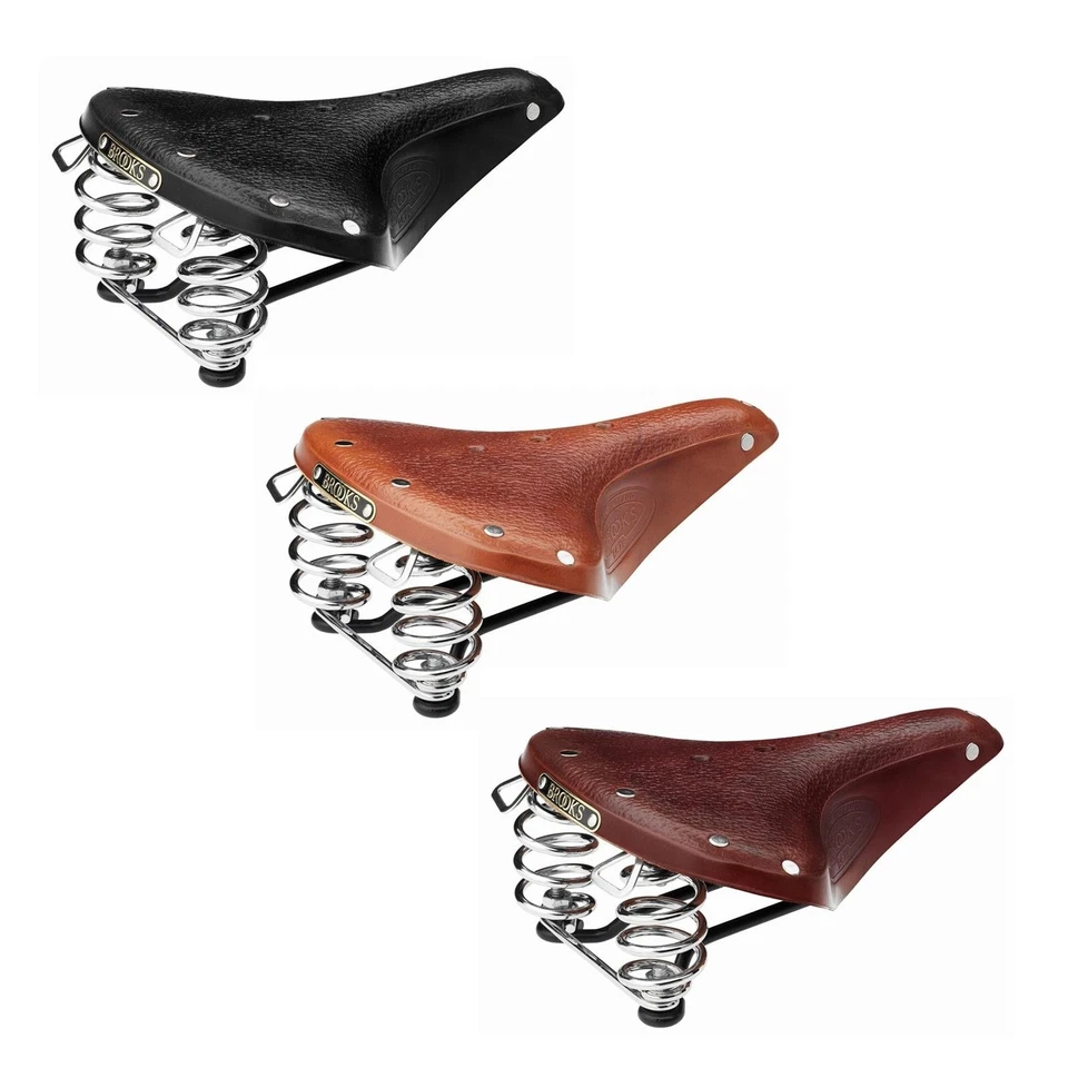 Brooks B67 S Womens Leather Bicycle Saddle Trekking MTB City Lady Tour Honey Black - Image 1 of 1