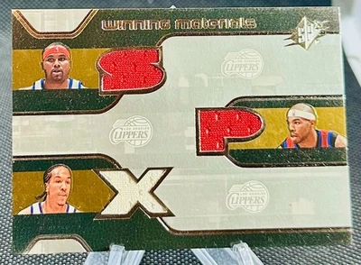 2007-08 Upper Deck SPx Winning Materials Clippers Triple Jersey Marca Maggette Foto 1 de 2