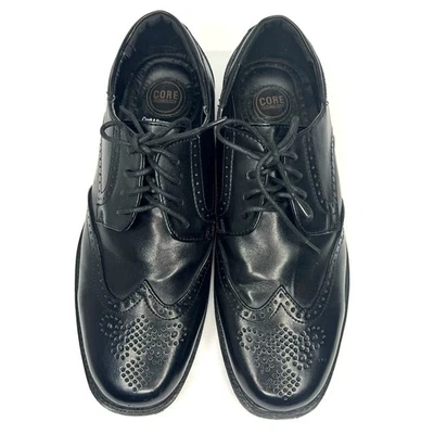 Croft & Barrow мужской 9,5 М Kent черный Оксфорд платье обуви Fx кожи Core технологии - Изображение 1 из 4