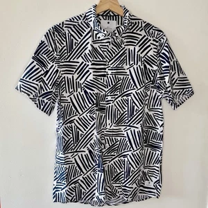 RVLT REVOLUTION SCANDINAVIAN STREET FASHION Men’s Size MED Cotton Graphic Shirt - Picture 1 of 5