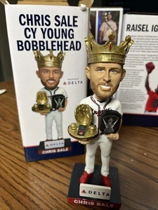Chris Sale Cy Young Bobblehead-Atlanta Braves-Delta Airlines Sorteo Exclusivo - Imagen 1 de 5