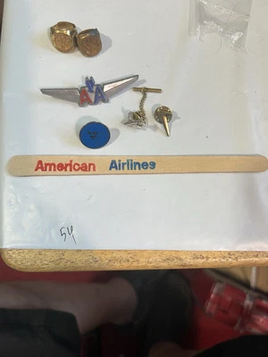 Coleccionables American Airlines (anillos, alfileres, archivo, bolígrafo, cordón, botón vintage  Foto 1 de 4