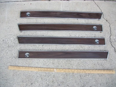 1967 BUICK ELECTRA 4DR INTERIOR DOOR PANEL INSERT w/ BUICK EMBLEM - Image 1 of 4