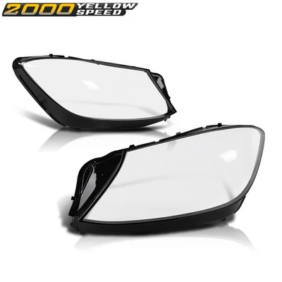 Headlight Lens Covers Fit For 2018-2020 Mercedes-Benz S-Class W222 Left & Right Foto 1 de 4