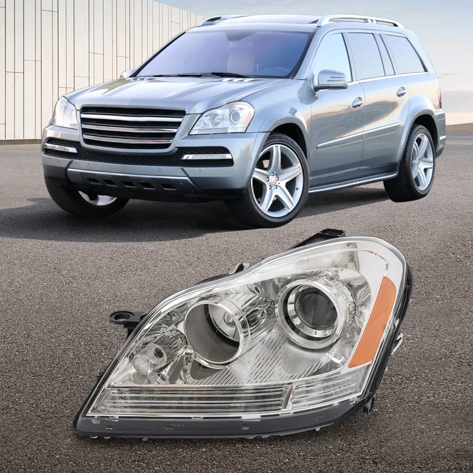 For 07-12 Mercedes-Benz GL350 GL450 GL550 Headlight Halogen Headlamp Driver Side - Изображение 1 из 4