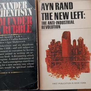 Ayn Rand 2 book lot + From Under The Rubble + Future Shock - Picture 1 of 13