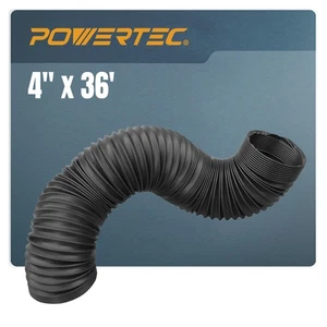 Manguera de recolección de polvo de 4"" x 36", manguera colectora de polvo flexible de 4 pulgadas para mesa... - Imagen 1 de 7