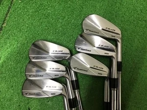BRIDGESTONE TOURSTAGE X-BLADE 909 Iron Set 5-PW 6pcs Steel Shaft Stiff RH Japan - Picture 1 of 5