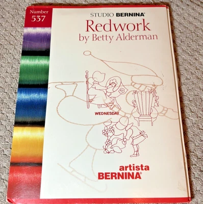 ARTISTA BERNINA - DISEÑO BORDADO #557 - TRABAJO ROJO BETTY CONCEJAL Foto 1 de 4
