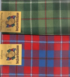 Faja de tartán Galloway District damas escocesa lana a cuadros  - Imagen 1 de 3