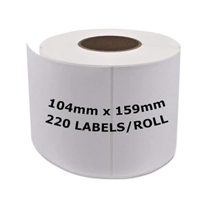 5 Rolls SD0904980 Compatible Dymo 4XL S0904980 Shipping Labels 104mm x 159mm - Picture 1 of 3