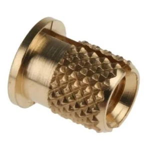 20x 278-607 RS Pro M4 Brass Threaded Insert, Diameter 5.6mm Depth 7.95mm - Picture 1 of 1