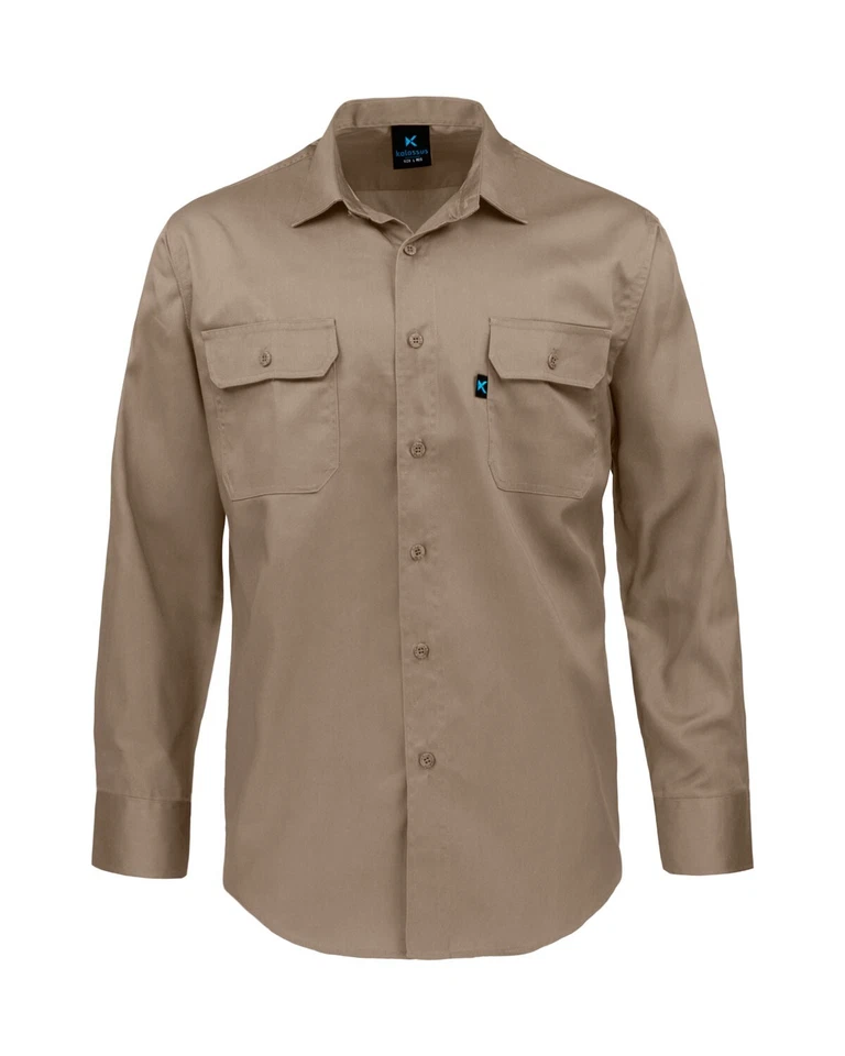 Men's Long Sleeve Durable Work and Casual Shirts - Image 1 of 2