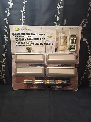 Capstone 4 LED Accent Light Bars w/ Remote Control Timer & Dimmable magnetic NEW - Image 1 of 4