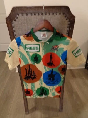 HESS OIL COMPANY SPONSORED AUSSIE WOMENs BICYCLE RACING SHIRT SMALL SHORT SLEEVE - Image 1 of 4