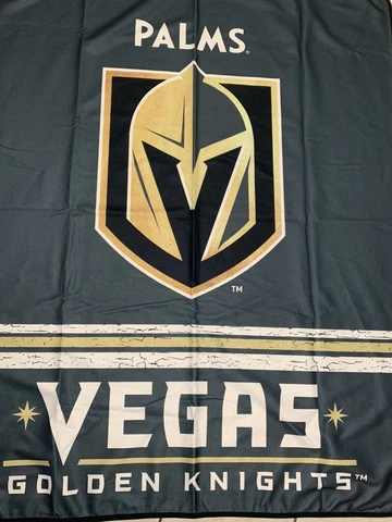 Las Vegas Golden Knights LV The Palms NHL Throw, Blanket, Wall Hanging NEW 48x60 Cover