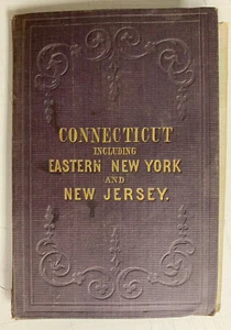 Pocket Map of Connecticut, New York, New Jersey 1852 - Picture 1 of 5
