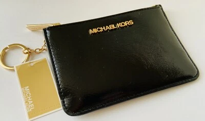 Portafoglio Michael Kors Carte di Credito e Portachiavi Jet Set Collezione $188 Nuovo - Immagine 1 di 4