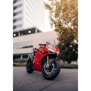 Ducati Panigale V4S Motorcycle Poster #007 - Picture 1 of 12