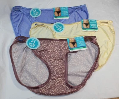 NWT set/3 VANITY FAIR ILLUMINATION STRING BIKINI 18108 TOAST HONEY MOCKINGBIRD 8 - Image 1 of 4