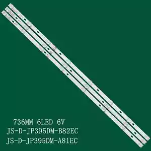 KIT 3 BARRE STRIP 8 LED TV AKAI JS-D-JP395DM-A81EC JS-D-JP395DM-B82EC 40BF400 - Foto 1 di 2