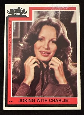 1977 Topps Charlie's Angels TV Show Card #230 👼 JOKING WITH CHARLIE! 👼 - Image 1 of 4
