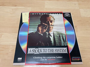 Shock to the system Michael Caine R Laserdisc LD Rare Noël Holliday Cadeau