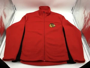 Chicago Blackhawks Men's Large G-III Full Zip Polyester Logo Sweater (RN 54163) - Picture 1 of 12
