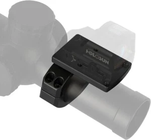 Monstrum Low Profile Piggyback Red Dot Ring Mount for Rifle Scopes | 30 Black  - Picture 1 of 6