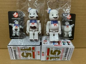 Medicom Bearbrick Series 33 S33 SF Set of 2 "Ghost Busters Marshmallow"Be@rbrick - Picture 1 of 1
