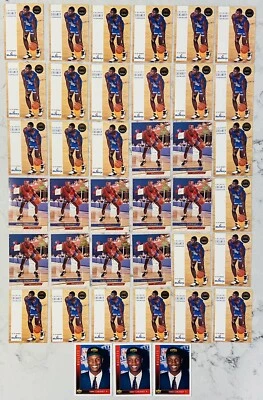 39 - Tarjetas de novato Calbert Cheaney. 25 Skybox, 11 Ultra, 3 cubiertas superiores Foto 1 de 2