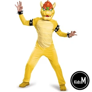 Disfraz de cosplay de Super Mario Bros Bowser niños M Halloween con licencia oficial nuevo - Imagen 1 de 8