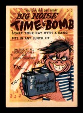 1960 Leaf Foney Ads #14 Big Noise Time Bomb   EX+ X2605052