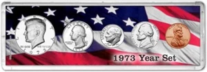 Juego de regalo de monedas del año, 1973 - Imagen 1 de 2