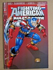 1998 AWESOME COMICS FIGHTING AMERICAN: RULES OF THE GAME #3 ROB LIEFELD CVR HTF