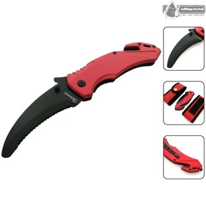 Albainox Rettungsmesser Messer Albainox 19982 Rescue Knife Glasbrecher Scheide