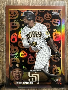2023 Topps Update Jose Azocar Orange & Black Jack O'Lantern Parallel SP RARE ⚡️