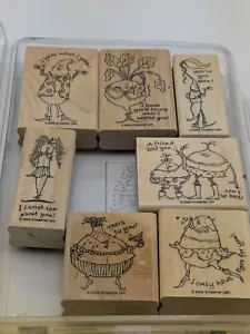 Stampin' Up! Set timbri in gomma Stufato Pals - Ritirati 2005 - Foto 1 di 9