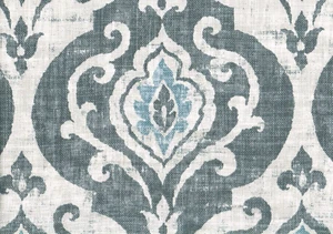 Covington Fabric Suri Slate Cotton Blend Drapery Upholstery - Picture 1 of 2