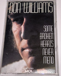 Don Williams Some Broken Hearts Never Mend Country Music Album Cassette 1W19 - Picture 1 of 4