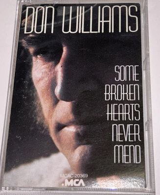 Don Williams Some Broken Hearts Never Mend Country Music Album Cassette 1W19 - Image 1 of 4