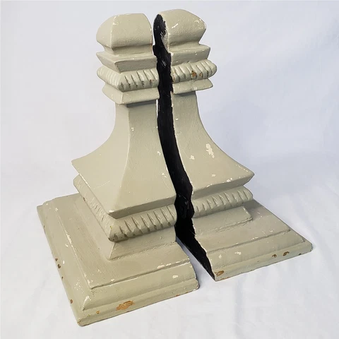 2 WOOD CORBELS 12"H x 10"W x 5 1/2"D  Mantle Support Bracket Cover