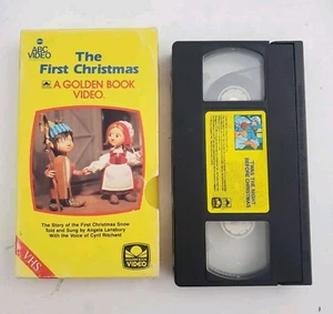 The First Christmas - A Golden Book Video VHS tape - old school claymation - Picture 1 of 6