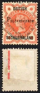 Bechuanaland SG54 1/2d opt Protectorate (upright) Cat 250 pounds - Picture 1 of 1