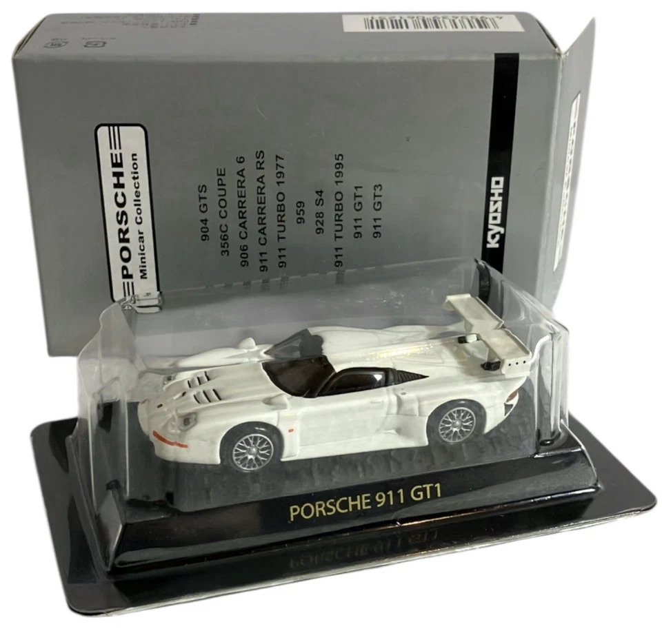 Kyosho 1/64 保时捷 911 GT1 白色 — 第 1/1 张图片