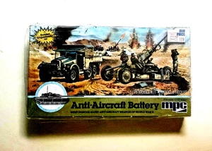 MPC Anti Aircraft Battery Model Kit 1/76 Scale 1-6209 NOS Vintage Free Shipping - Picture 1 of 7